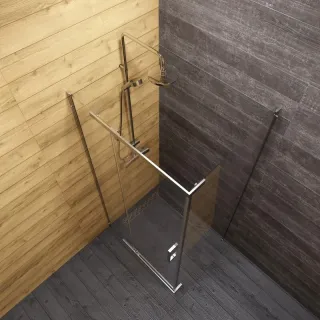 Душевой уголок Triton Терра Щ0000072197 120x90 см профиль хром стекло прозрачное